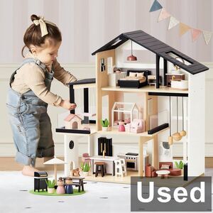 Tiny Land 53 Piece Modern Family Dollhouse with Realistic Design - OPENBOX